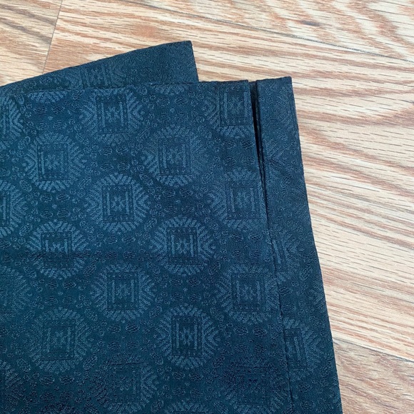 Black Pattern Work Pant - Picture 3 of 7